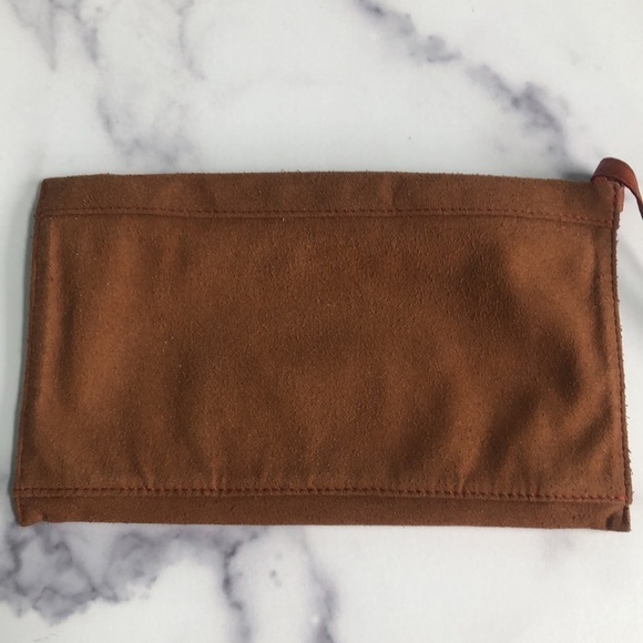 Gianfranco Lotti Firenze Made In Italy Suede Handbag Insert With Clasp - Picture 4 of 6